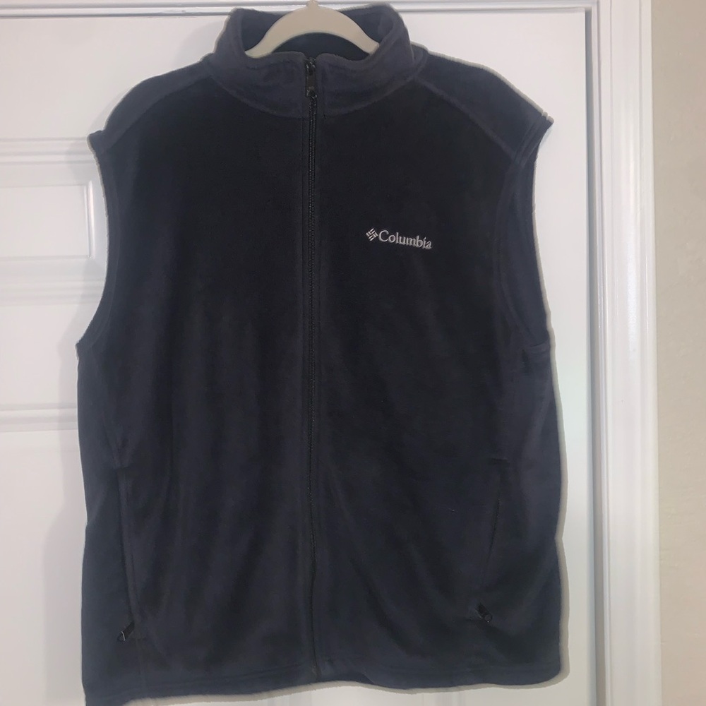 Columbia Charcoal Fleece Vest